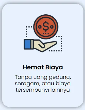 Biaya hemat program kejar paket di PKBM Ar Rosyid